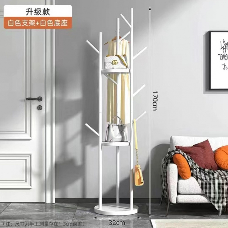 Percha de gorras de piso percha de ropa de dormitorio percha de ropa vertical moderna percha de ropa roja percha de bolsa de sala de estar doméstica