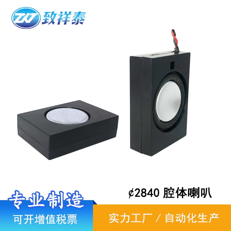 4欧3w笔记本智能语音设备茶吧机矩形Box2840小音箱腔体扬声器喇叭