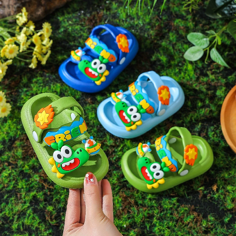 Детские тапочки для мальчиков Летние холодные шпагат для малышей для купания в помещении