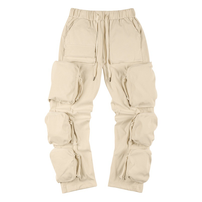 Lanhai Men's Wear 2025 otoño e invierno nuevo estilo marca de moda europea y americana multibolsillo calle calle alta función ocio mono pantalones hombres de moda