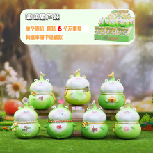 新款呱呱葫芦蛙盲盒办公桌面摆件车载装饰品可爱节日礼物厂家直销