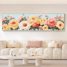 十字绣厂家抖音快手小红书一件代发2025新款线绣客厅刺绣牡丹花卉