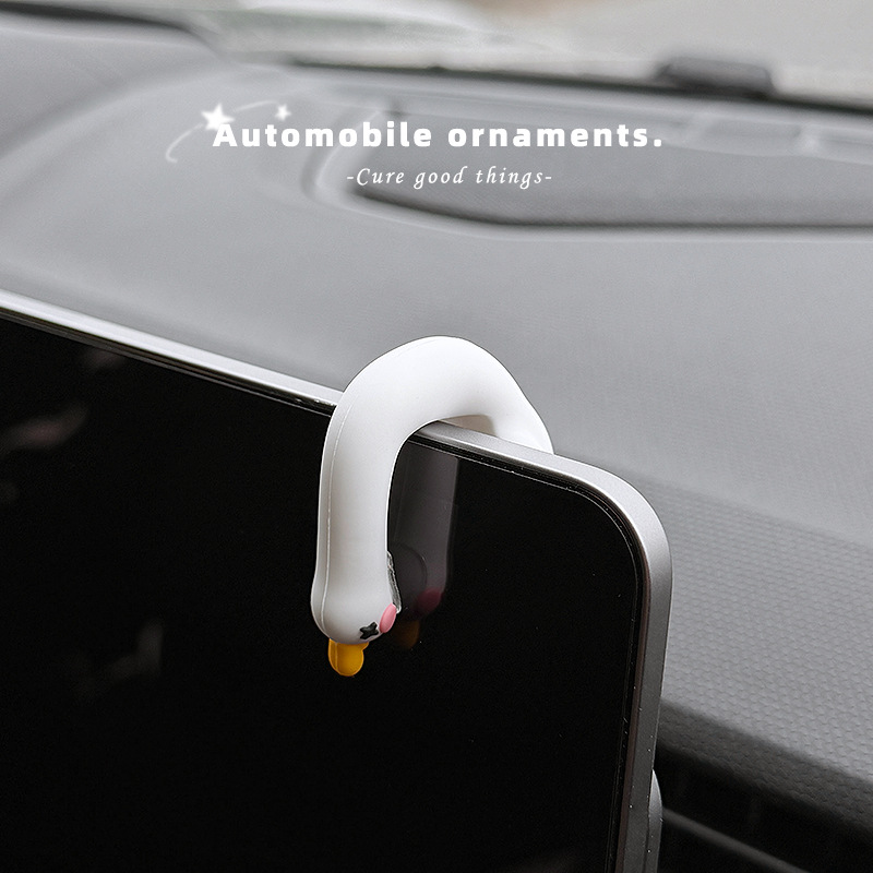 2026 New Cute Grapefruit Duck Car Ornament for Dashboard Decoration in the Car