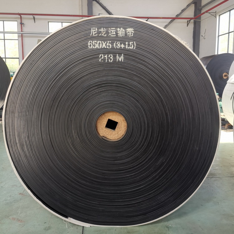 厂家直销高强力耐磨耐高温石料矿场聚酯输送带