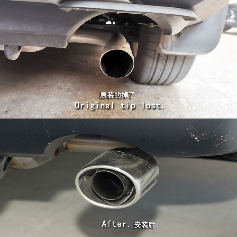 Suitable for Toyota Wildlander RAV4 Rongfang, original factory tailpipe, special exhaust pipe, stainless steel decorative exhaust