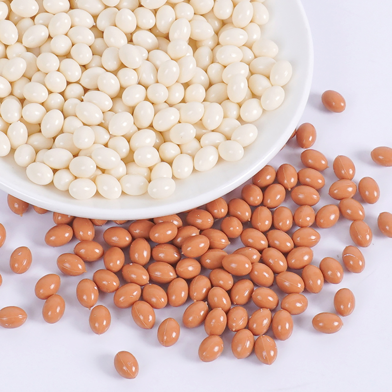 仿真迷你巧克力豆糖豆配件diy娃娃屋食玩过家家玩具微缩场景摆件