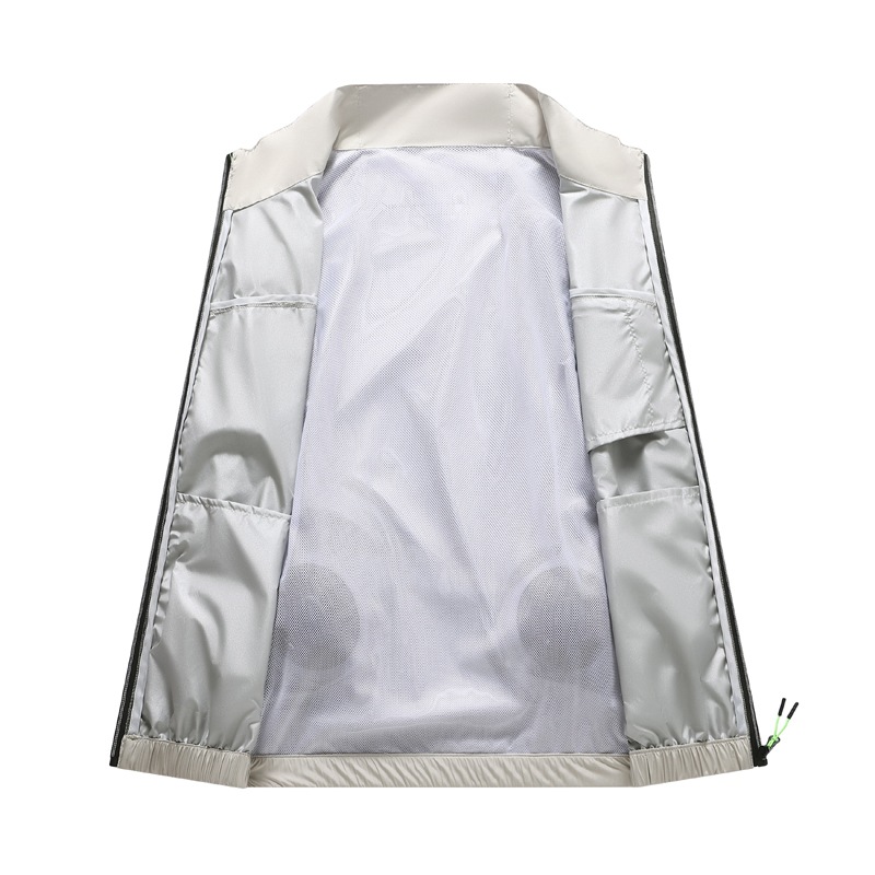 Fan-cooled air-conditioning clothing, summer sun-protective vest, outdoor sports and travel lightweight breathable fan clothing