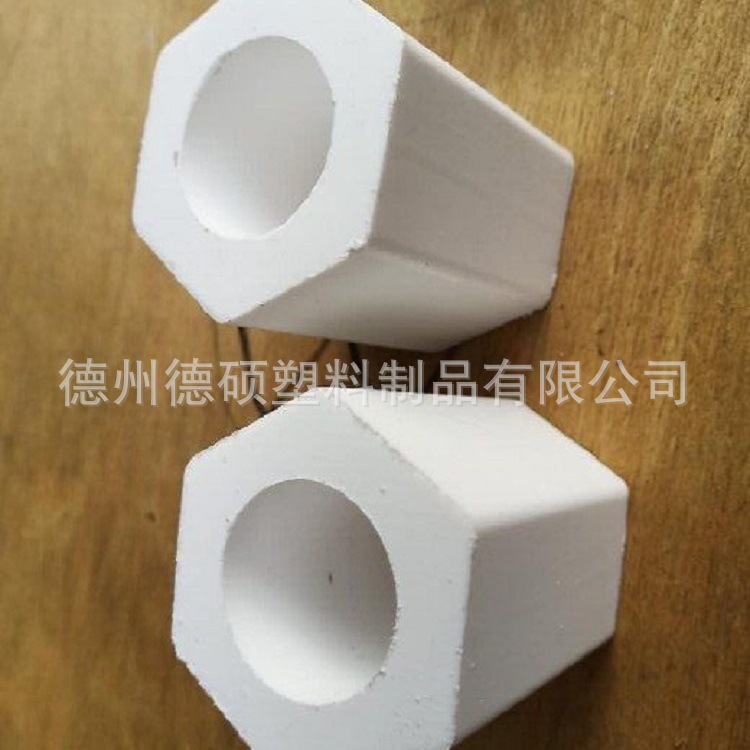 ptfe制品耐酸耐高温聚四氟乙烯螺母螺杆加工螺帽