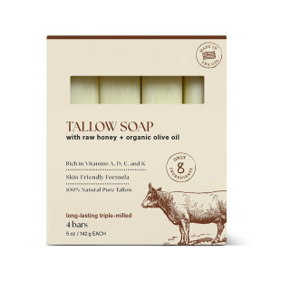 Natural Tallow Soap Bars Set of4 ���ţ֬�� �غ��坍�o�w����