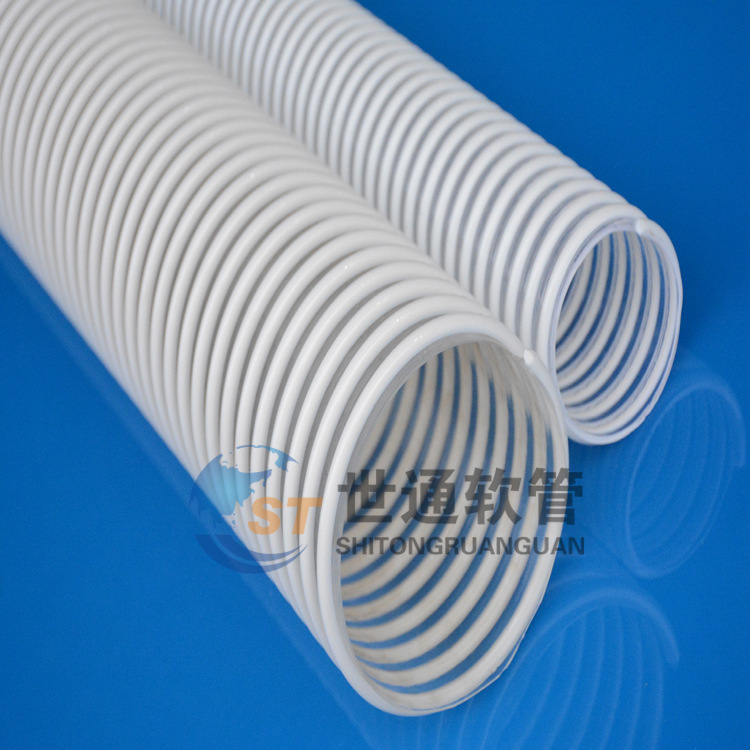 供应PU防静电软管,防静电白色塑筋软管, 导静电软管