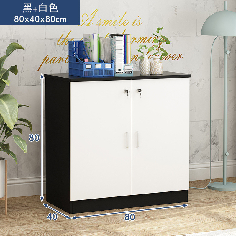 Gabinete de archivos de oficina armario de madera bajo con bloqueo armario de almacenamiento armario de datos armario de cajón armario de barra larga armario de partición