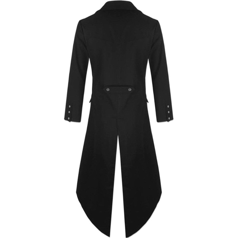 2023 nuevos hombres de la moda abrigo rompevientos Steampunk estilo gótico vestido vendimia BC7928