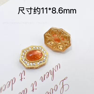 Zərgərlik ara hissələri – Wholesale S925 Silver Inlaid Natural - golden-sun-oval-full-diamond