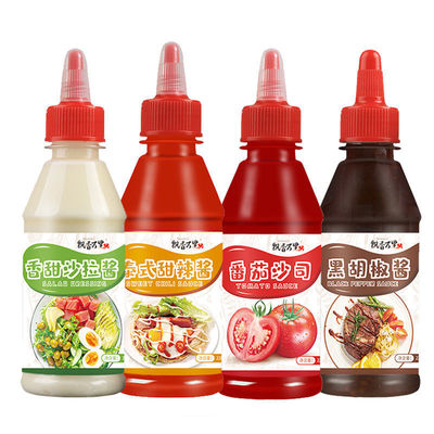 Sauce Wholesale 0 Ketchup Sweet Chili Sauce Hand grasping cake Dedicated salad dressing Black pepper sauce sauce Snacking