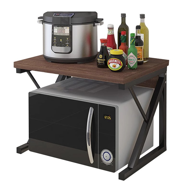 Estante de cocina estante de condimento estante de almacenamiento de múltiples capas horno suministros de cocina hogar horno de microondas rack de almacenamiento