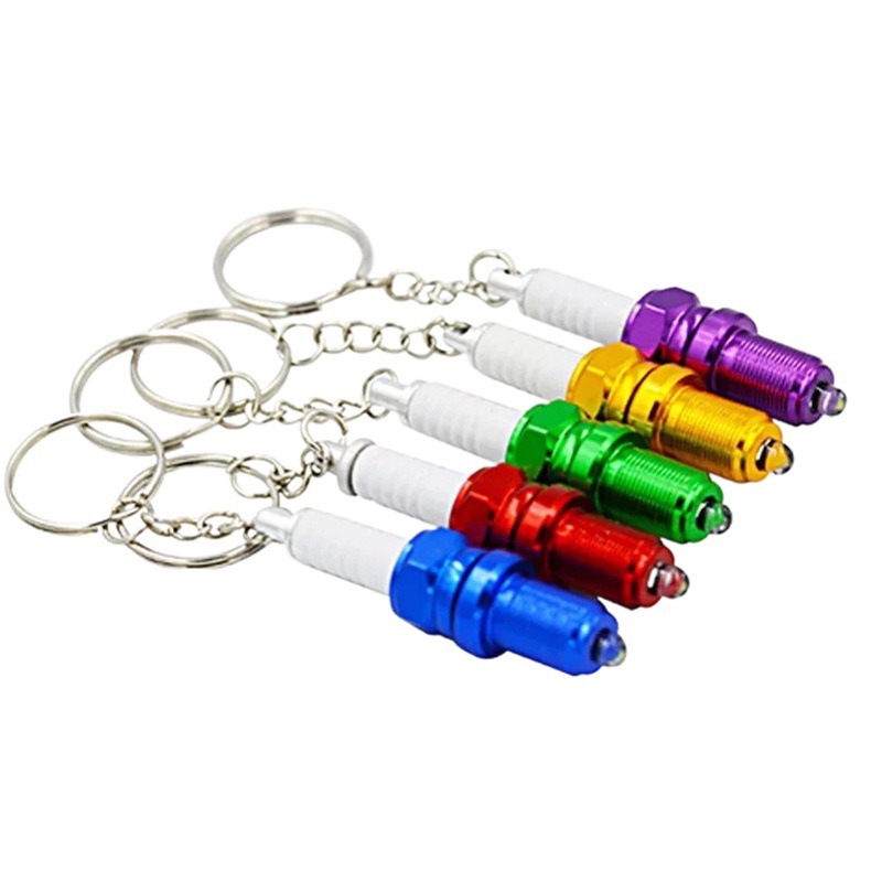 Llavero con Luz LED Multicolor, Aleación de Aluminio, Luz Electrónica, Pequeño Obsequio, Accesorios para Ciclismo Nocturno, Senderismo