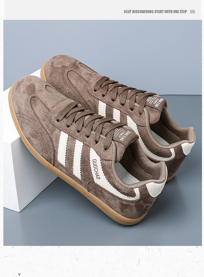Giày sneaker nam cổ thấp thoáng khí phong cách retro, đế mềm, gót thấp 1–3 cm — 5516 màu kaki, 5516 màu đen, 5516 nâu chi tiết 20