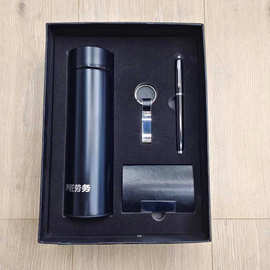 新款商务礼品套装 企业办公伴手礼四件套 保温杯金属笔精美礼盒