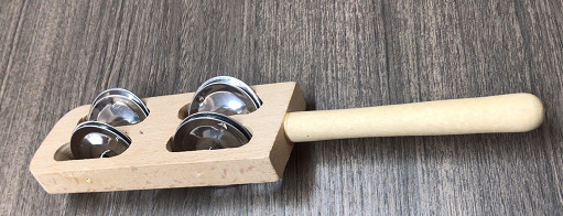 Kindergarten Orff instrumento de percusión registro 2 Bell 4 Bell 6 Bell tablero palillos traqueteo de la mano de juguete campana tambor de enseñanza de la escuela primaria ayudas