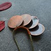 Retro accessories, bronze pendant, necklace, sweater, cotton and linen, simple and elegant design