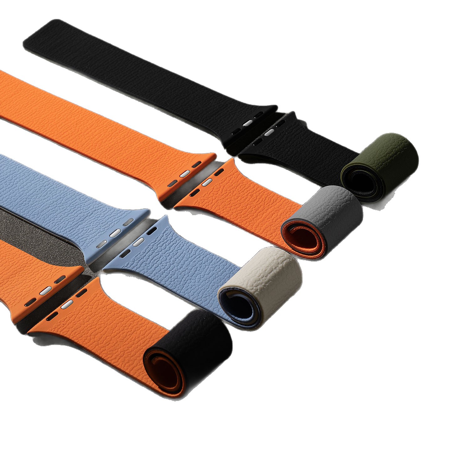 Aplicable a Apple S11 correa litchi iwatch10 color matching S9 absorción S8 silicona S10 nuevo SE deporte