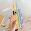 Apple, iphone11, rainbow phone case, cartoon protective case, 3D