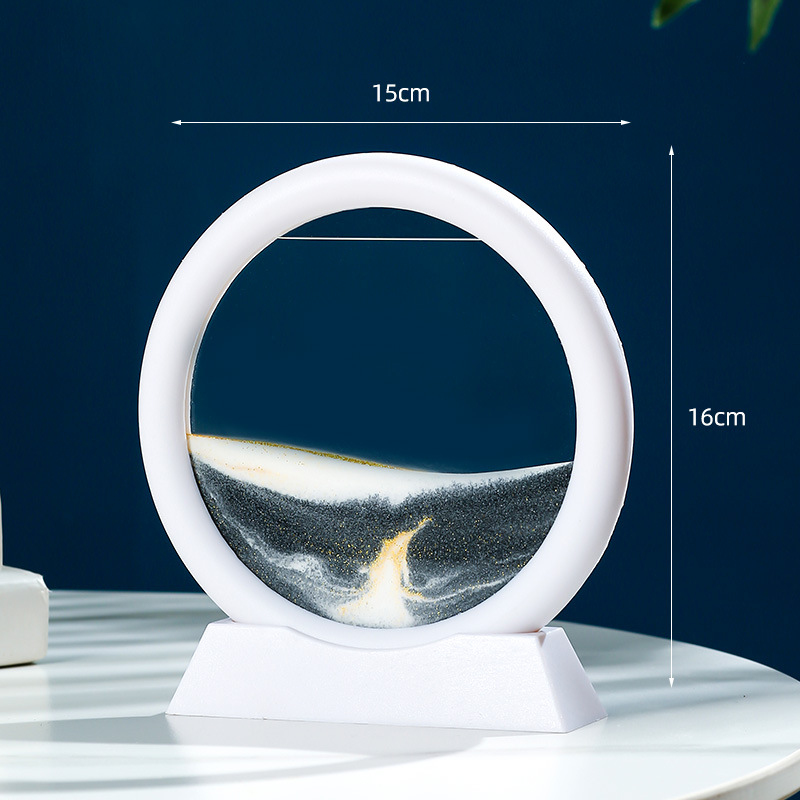 화이트 프레임 5 인치 블랙