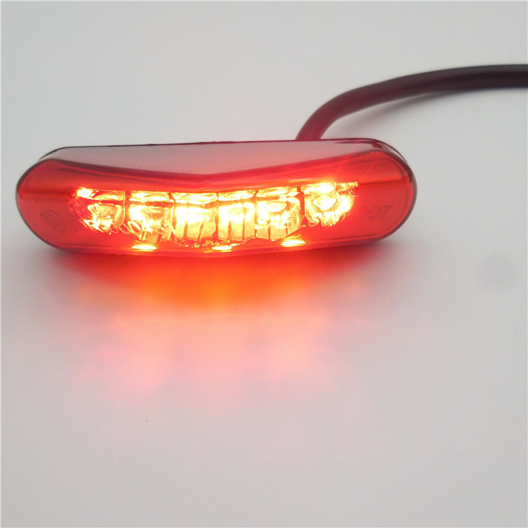 CH-2041B electric scooter modified LED rear tail light scooter triangle brake light motorcycle tail light