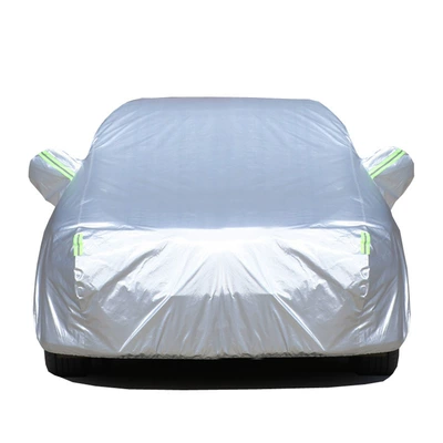 Car clothing — seasons, triple protection car cover - note-the-model-and-year-of-the-vehicle-for-a-more-precise-fit-aluminum-foil-silver