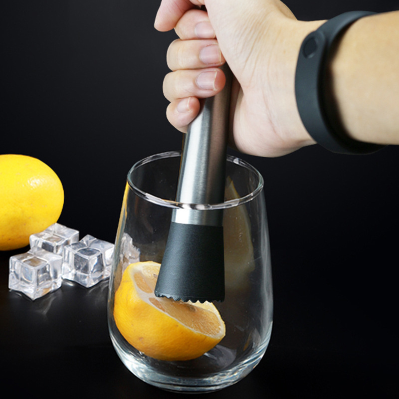 Fabricante de trituradoras de hielo de acero inoxidable, martillo para hielo, herramienta para cócteles, exprimidor de limones, trituradora de hielo.