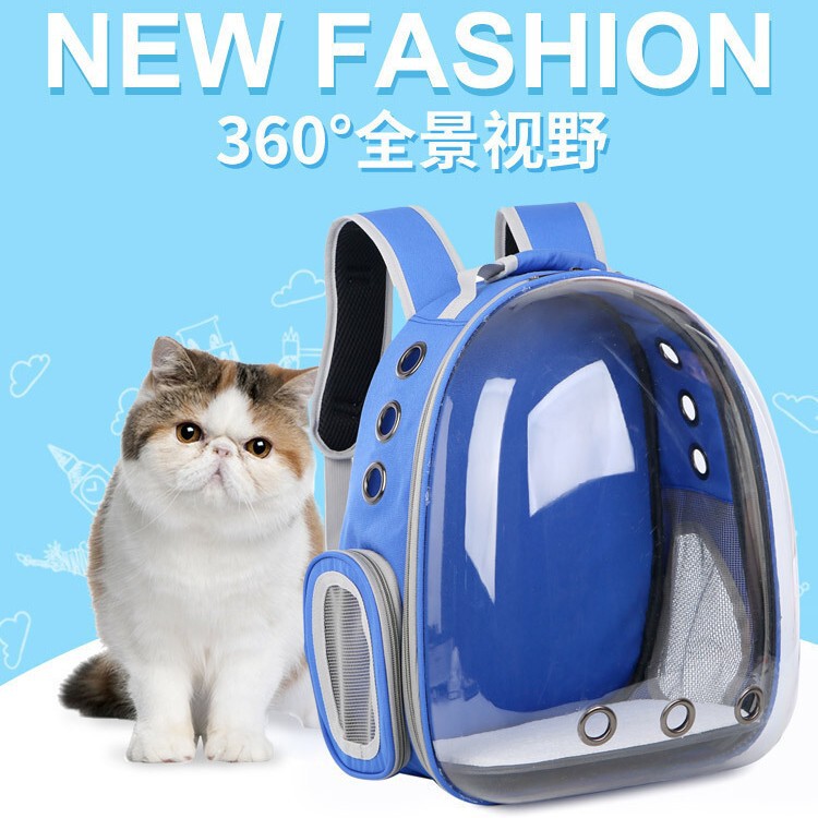 Transparent Pet Flight Box Pet Bag Large Capacity Breathable Cat Bag Cat and Dog Pet Outing Bag Cat Backpack