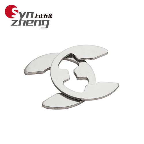 304 stainless steel E-type circlip e-type circlip retaining ring opening buckle M1.2M2.5M3M4M5M6M8M10M15