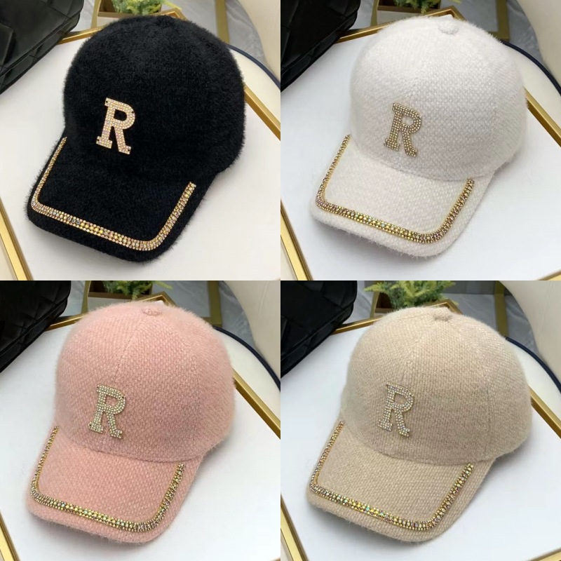 Ny plysch ankatunghatt för barn Höst- och vintertrend Bred brätte Förtjockad termisk mode R Mark mångsidig_voghion.com