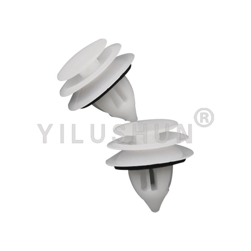 Coche hebilla puerta placa guardia placa rueda ceja hebilla D474 OE:GJ6R68ABX(GJ6R-68-ABX)