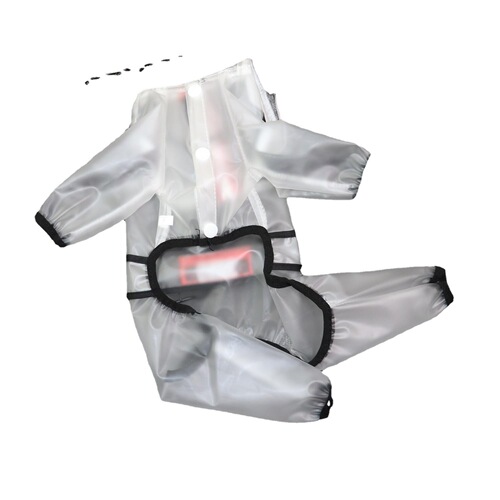 Small dog raincoat four-legged all-inclusive Teddy Bichon pet anti-dirty small dog rainy day clothes poncho