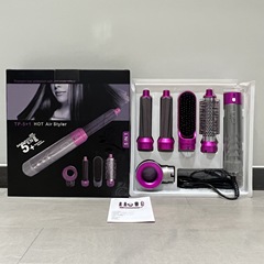 New hot comb five-in-one hot air comb curling straightener automatic curling wand dual-purpose large curling iron