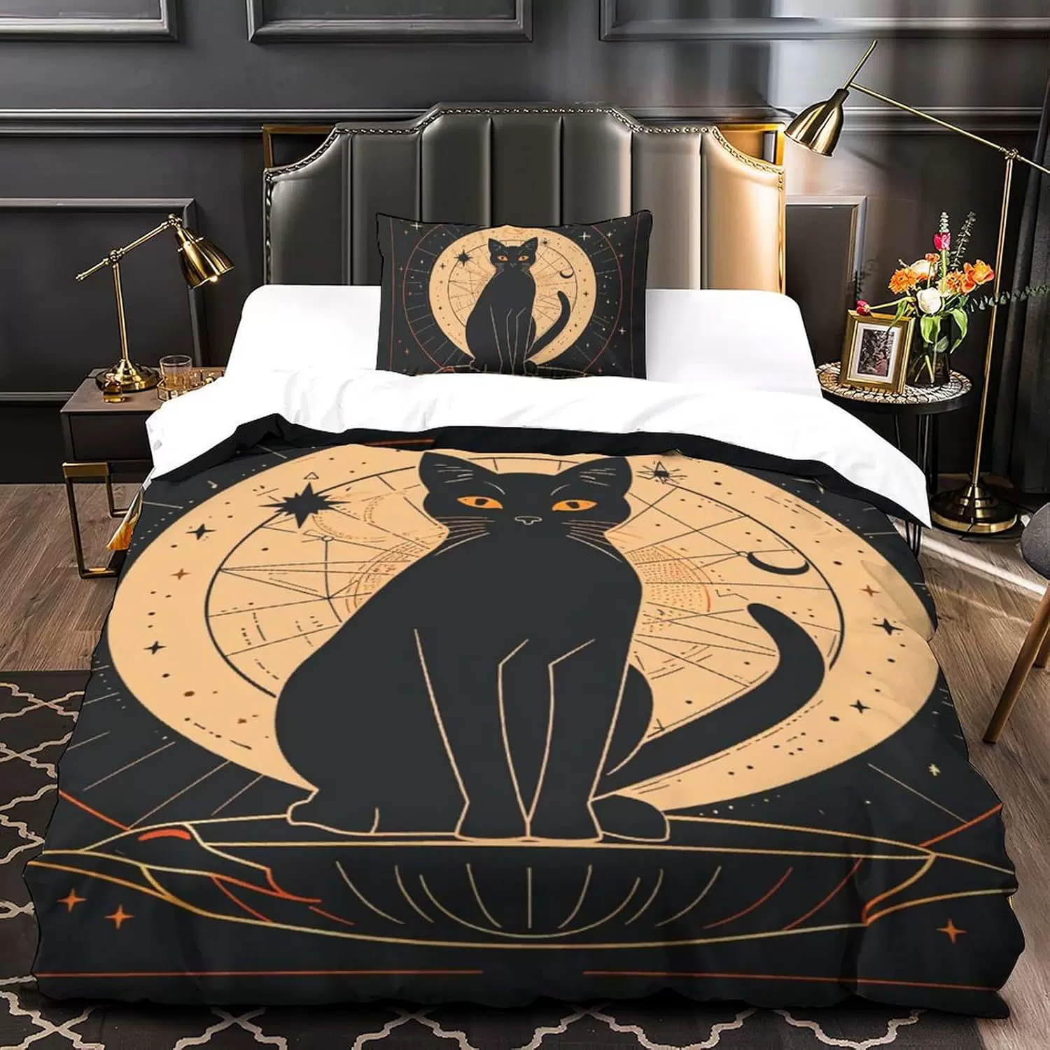 3D数码印花爆款宠物和风景系列床上用品二三件套Joom涤纶被套套件