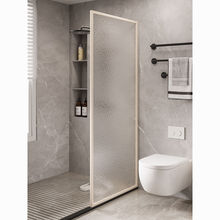 轻奢极窄塑钢不锈钢长虹玻璃隔断卫生间干湿分离浴室隔断屏风浴屏