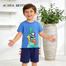 AostaBetty��ͯ������װ�ļ��¿�ӡ����ͯ��װŷ����ͯװһ������