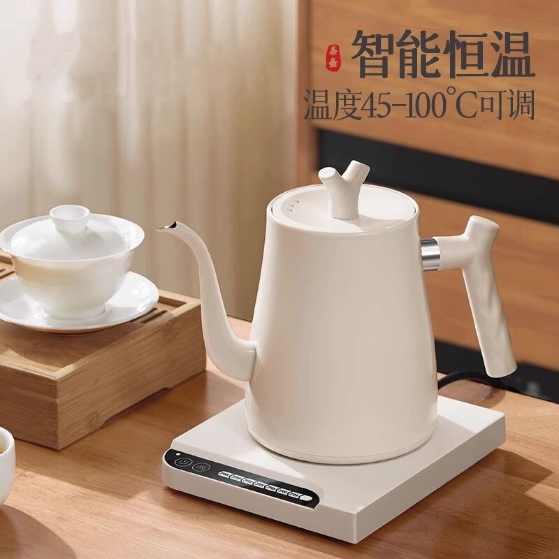 Smart Constant Temperature Gooseneck 304 Stainless Steel Electric Kettle Pour-Over Coffee Kettle Water Kettle with Temperature Control