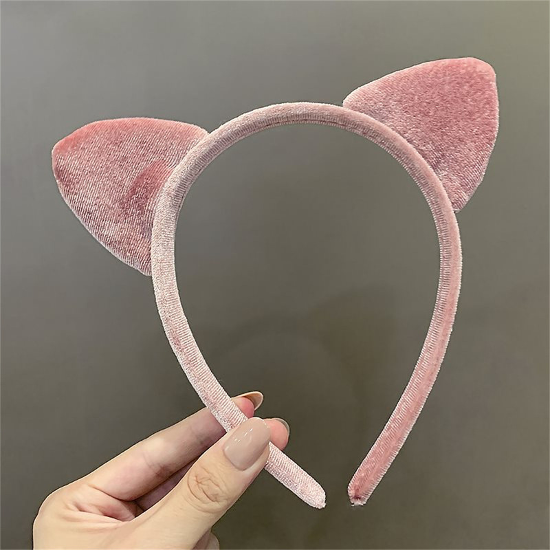 欧米のヒョウ柄の猫の耳のカチューシャ|undefined