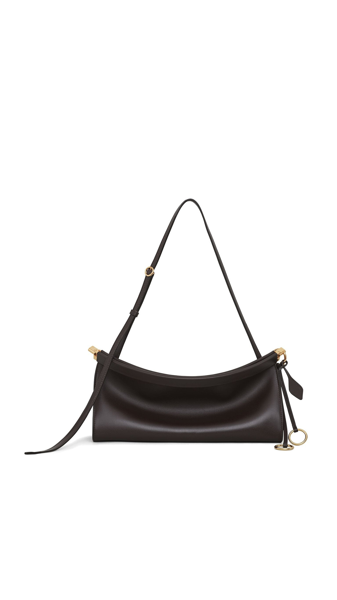 Retro Crescent Baguette Bag for Women - New Luxury Versatile Clip Bag, Single Shoulder Underarm Bag, Commuter OL Handbag - Thumbnail 8