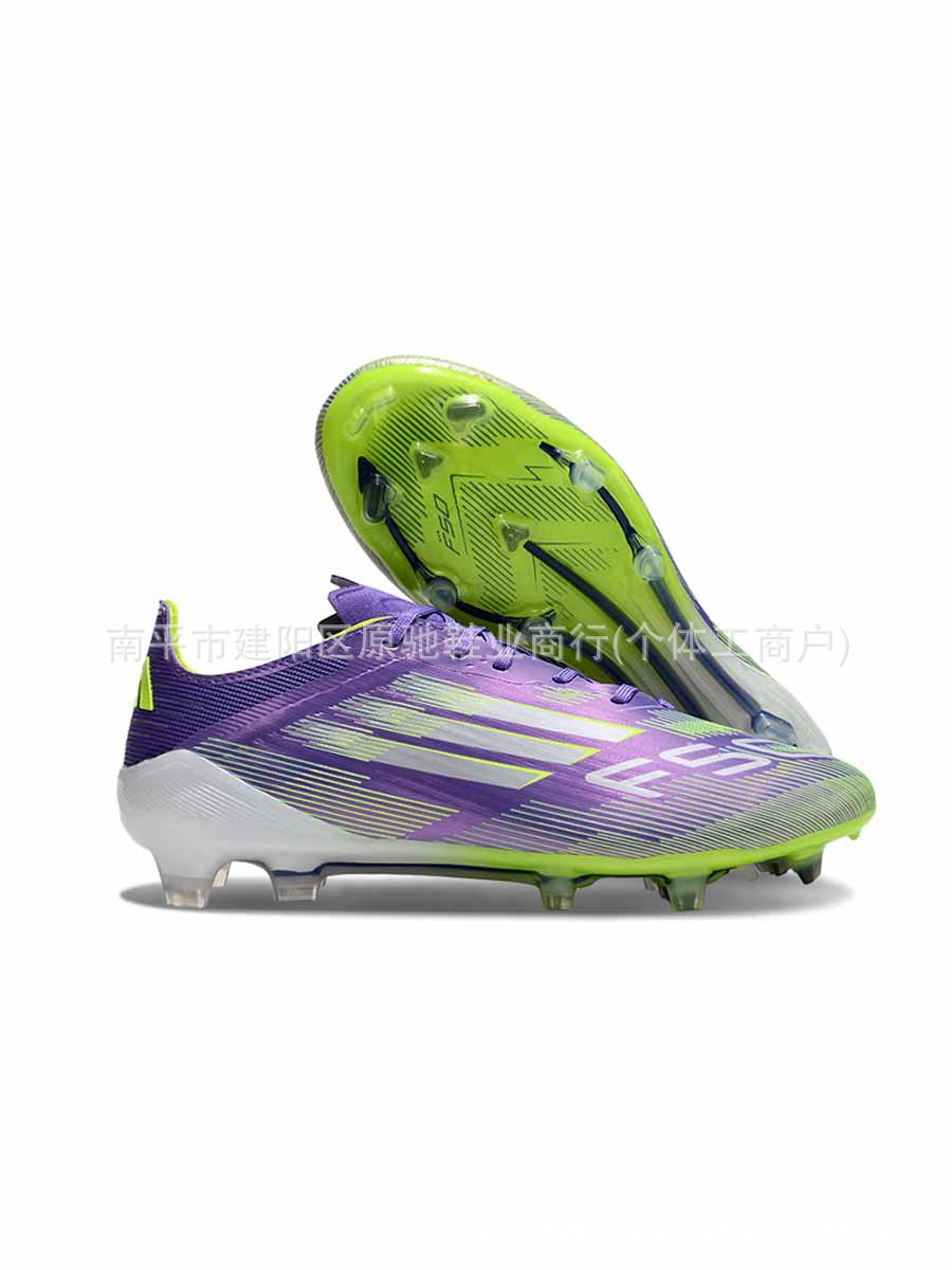Fábrica de Putian al por mayor F50 zapatos de fútbol FG zapatos con lengua baja zapatos de fútbol hombres