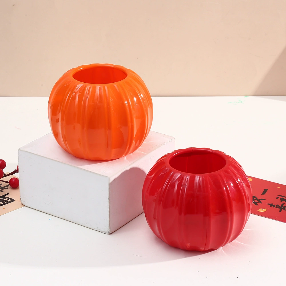 Творческое моделирование тыквы в форме пластиковых цветочных горшков для дома праздничная декоративная ваза стильный минималистский телевизионный шкаф
