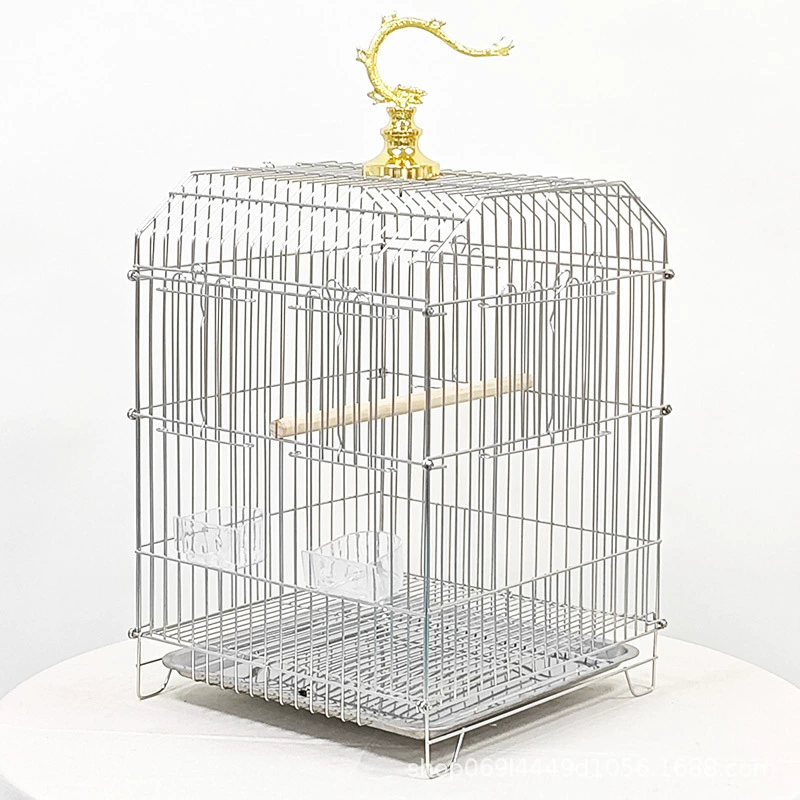 Квадратная клетка для птиц из нержавеющей стали