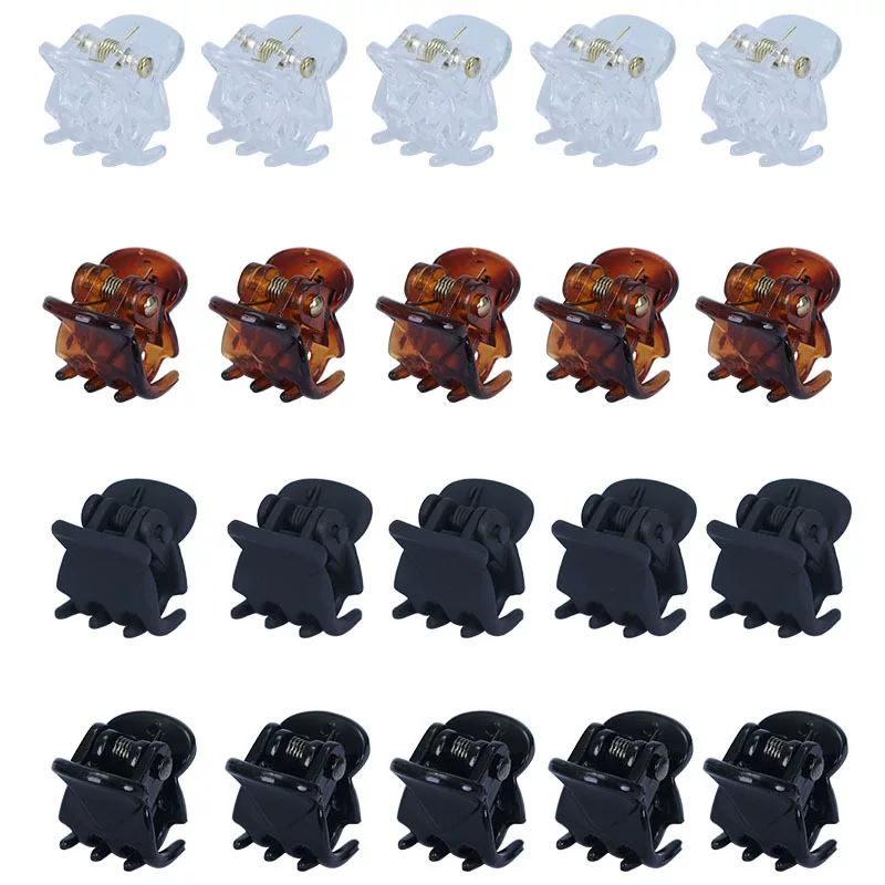 Маленькая креветочная Hair Clip? Actually crab hair clip: crab hair clip. We'll translate as Маленькая клипса-краб, мини-коготок? 'Hair Clip' translates as заколка для волос. So: Маленькая зажим-краб? Better: Маленькая зажим-краб для волос, мини-коготь-ось? Keep: Маленькая заколка-краб, мини- claw pin, 1–1.5 см, детские заколки и ежедневное использование