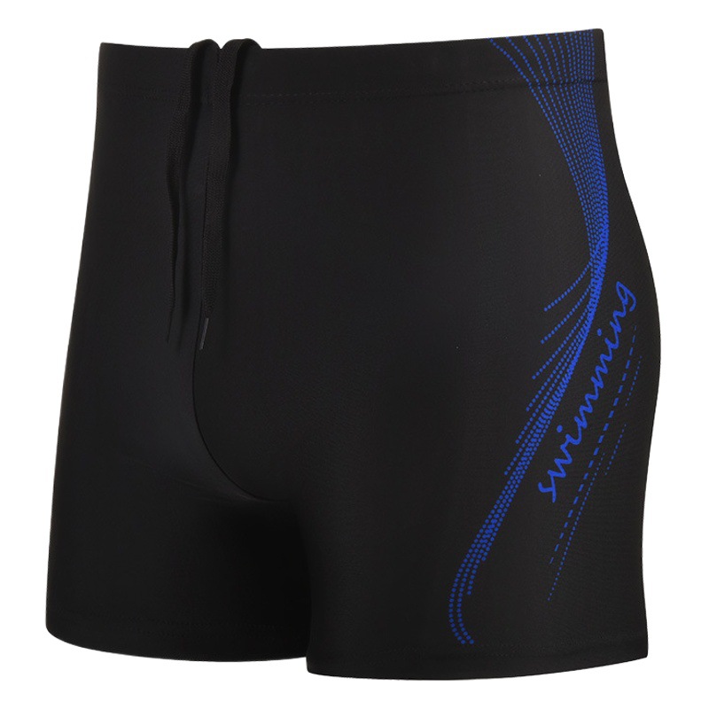 Trajes de baño para hombre de talla grande, pantalones de 5 puntos holgados de secado rápido y anti-embarrucimiento, bañadores profesionales, pantalones cortos de natación al por mayor