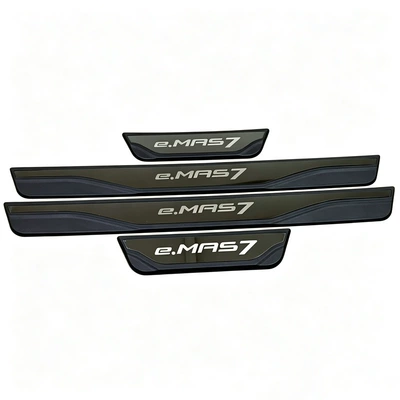 Phev Galaxy Welcome Pedal Modified – Dekorativ pedal başlıqları - proton-emas-7-plastic-door-sill-strip-black-gemstone