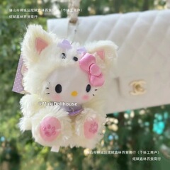 小さな装身具ぬいぐるみペンダントバッグガールフレンドギフトキツネかわいい人形人形小さなスクールバッグ