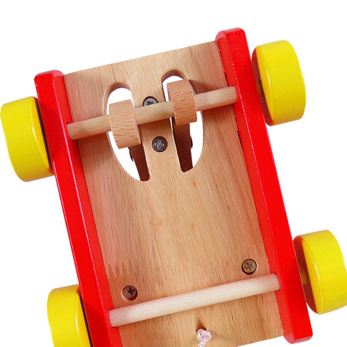 Cross-border baby walker bear drum car baby infant boys and girls 1-5 years old educational drag toy